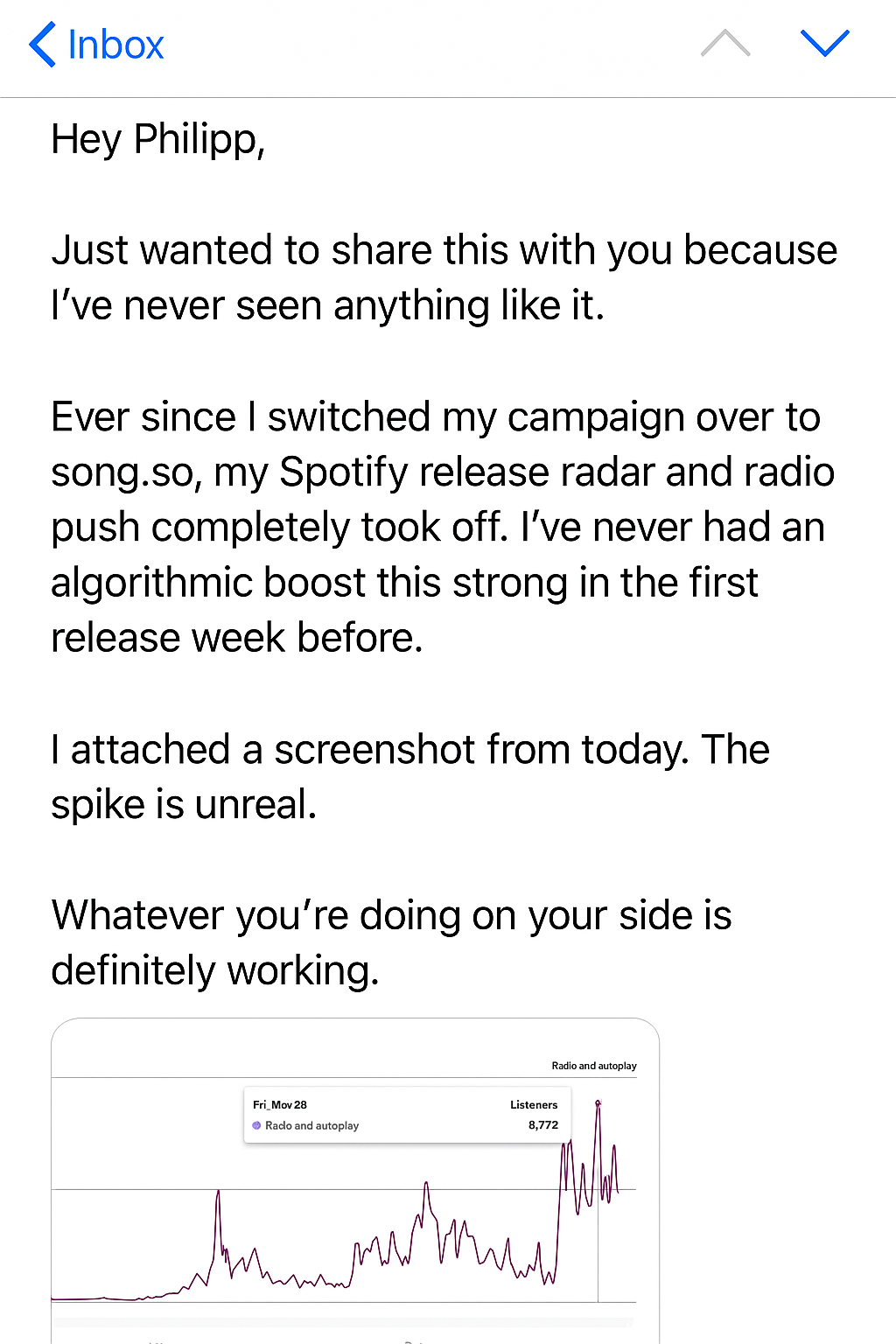 Spotify algorithm boost feedback